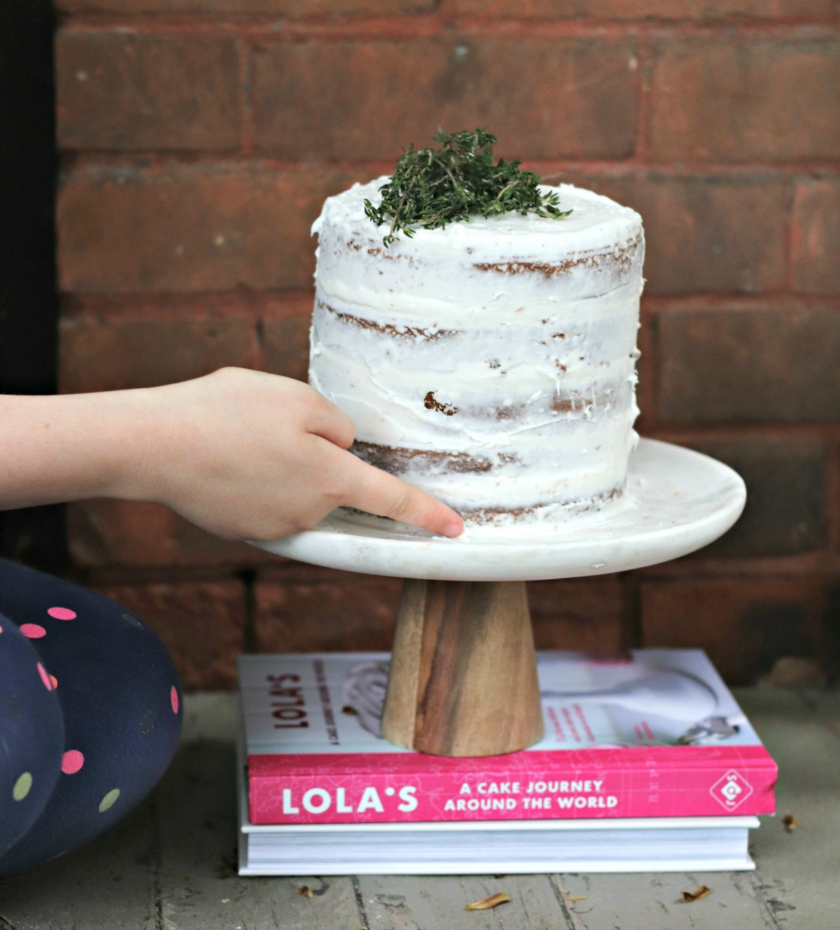 Lola's A Cake Journey Around the World carrot cake swiping
