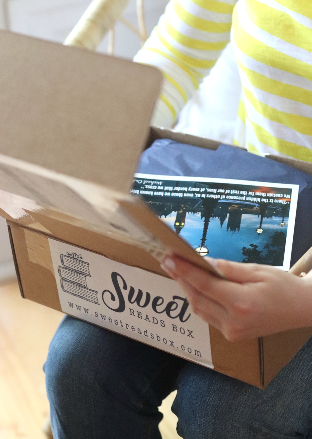 Sweet Reads Box July 2019 opening box featured image