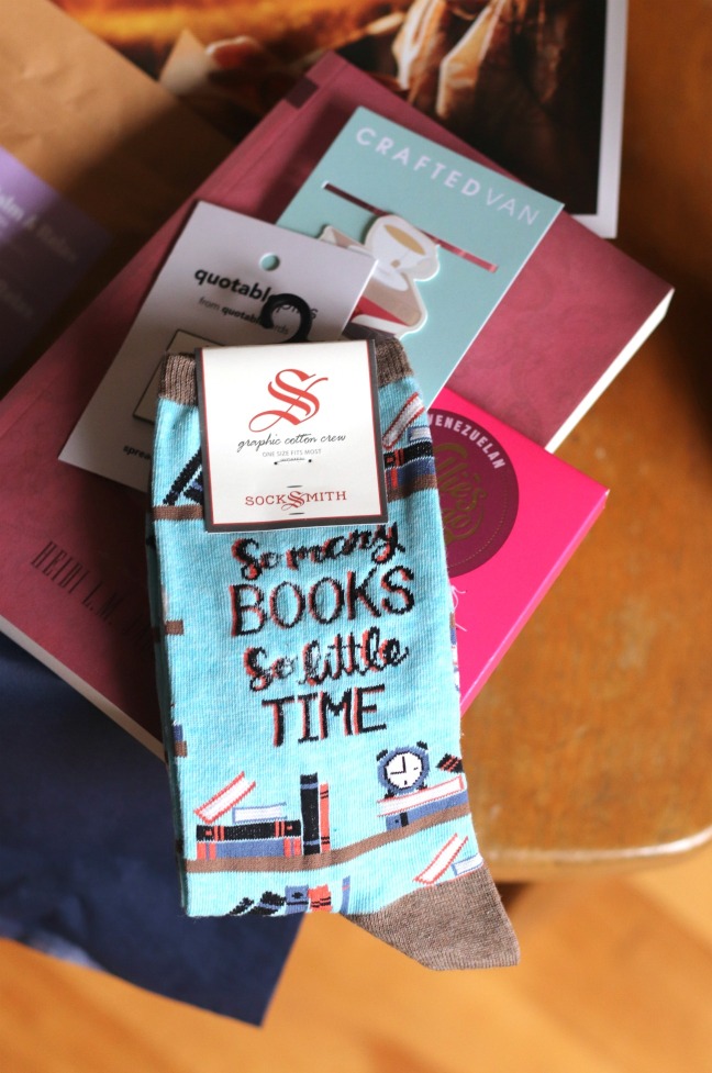 Sweet Reads Box Second Limited Edition Book Lovers Box Socksmith So Many Books So Little Time Socks