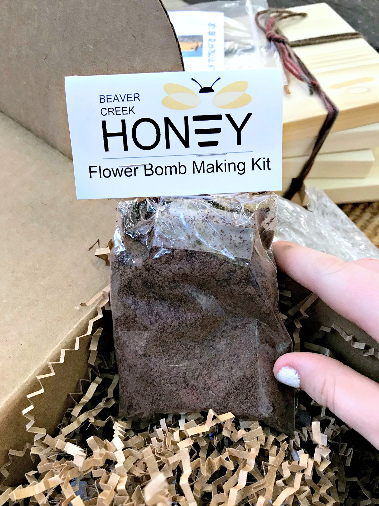 Kids Hygge Box Beaver Creek Honey Flower Bomb Making Kit